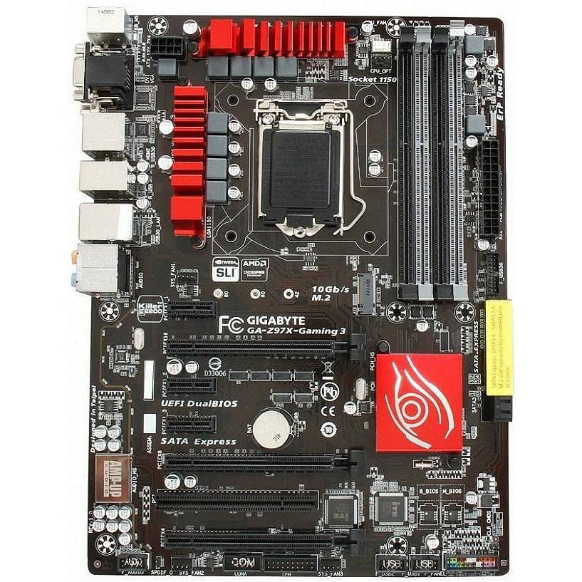 GIGABYTE G1 Gaming GA-Z97X-GAMING 3 Intel Z97 LGA1150 DDR3-3000 32GB M.2 SATA Killer E2200 LAN Motherboard