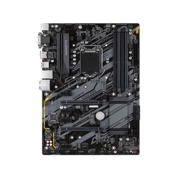 GIGABYTE B360 HD3 Intel B360 LGA1151 DDR4-2666 64GB M.2 SATA Gigabit LAN HDMI DVI-D VGA Motherboard