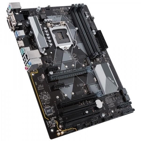 ASUS PRIME B360 PLUS Intel B360 LGA1151 DDR4-2666 64GB M.2 SATA Gigabit LAN HDMI DVI-D