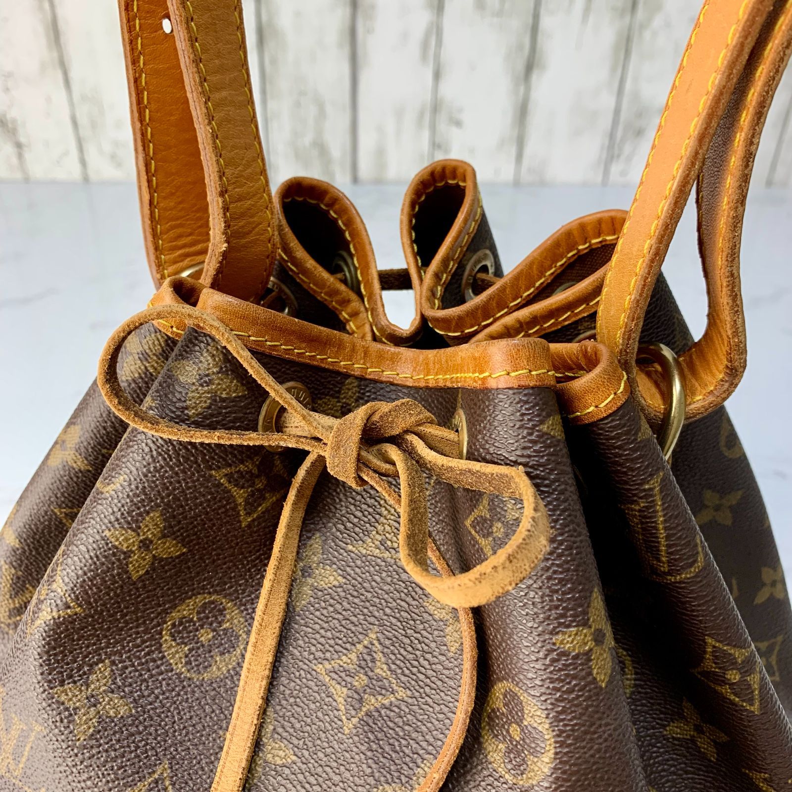 LOUIS VUITTON プチノエ モノグラム ショルダーバッグ 【状態ランク:S