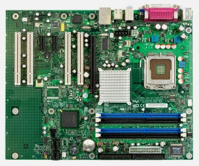 Intel E210882 D915GAV Intel 915P Socket 775 DDR400 4GB SATA PCI Express Gigabit LAN HDMI DVI-D Motherboard