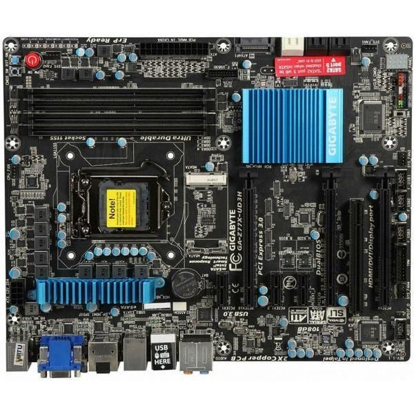 GIGABYTE GA-Z77X-UD3H Intel Z77 LGA1155 DDR3-1600 32GB M.2 SATA GbE LAN HDMI DisplayPort Motherboard