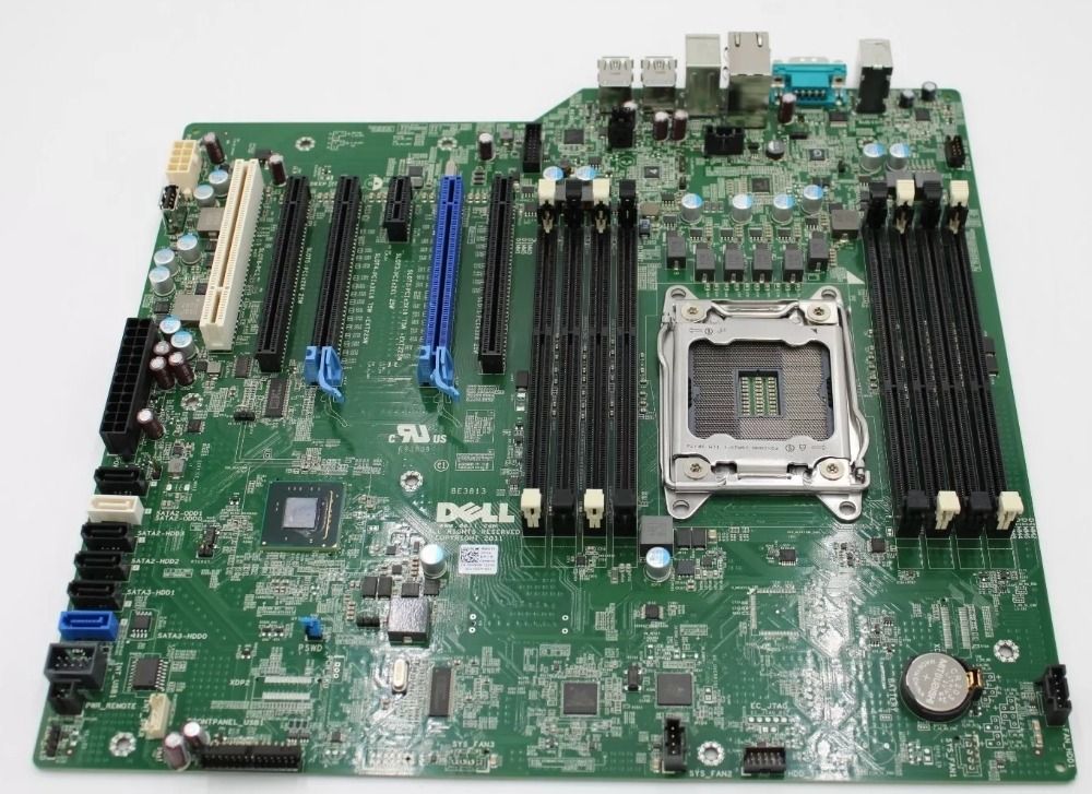 Dell Precision T3610 Intel C602 LGA2011 DDR3-1600 128GB SATA Dual PCIe 3.0 x16 Gigabit Motherboard
