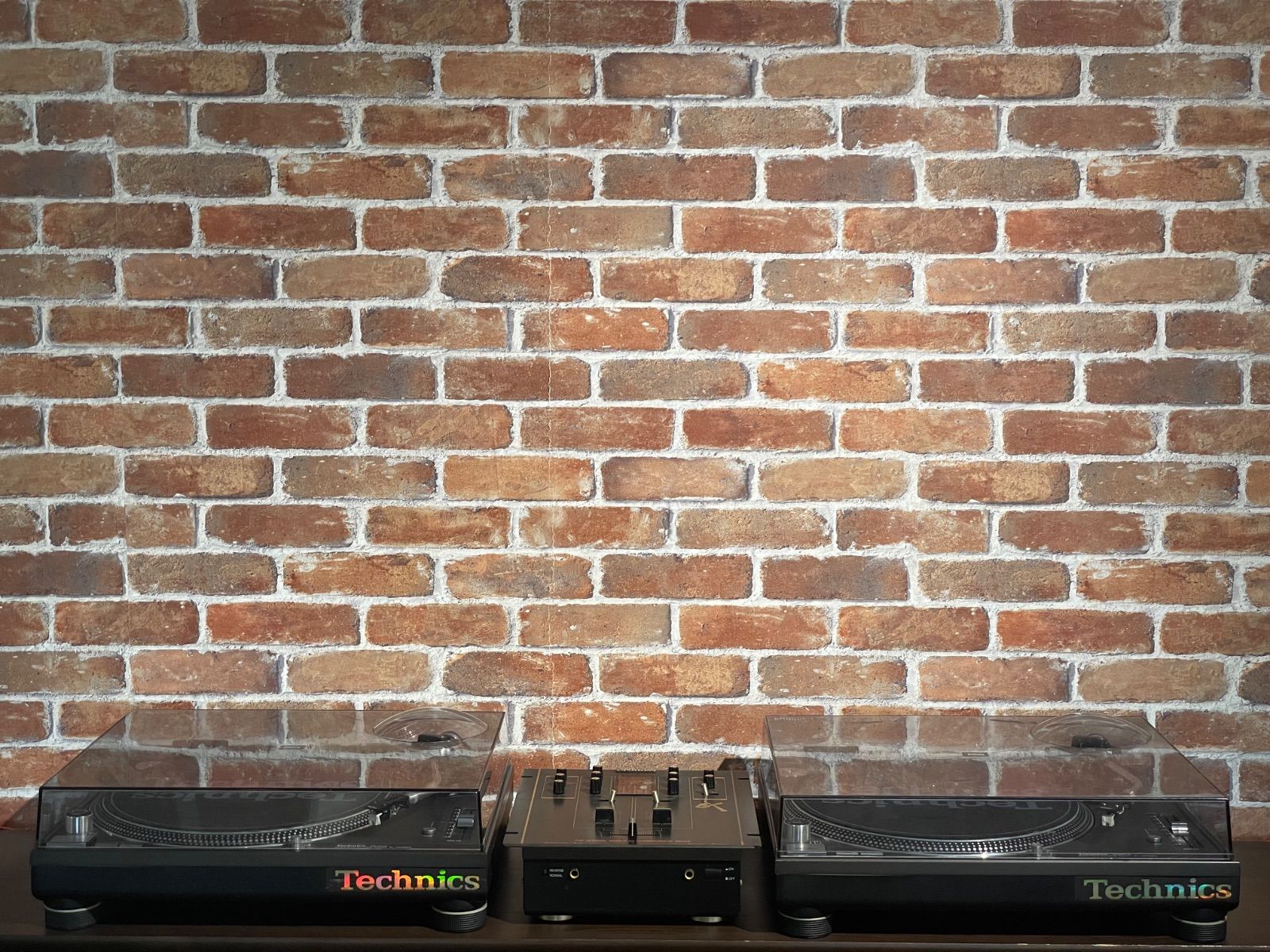 H-06033 Technics テクニクス SL-1200MK5 ターンテーブル×2 SH-EX1200 DJミキサー 機材3点セット ターンテーブルカバー付 動作確認済