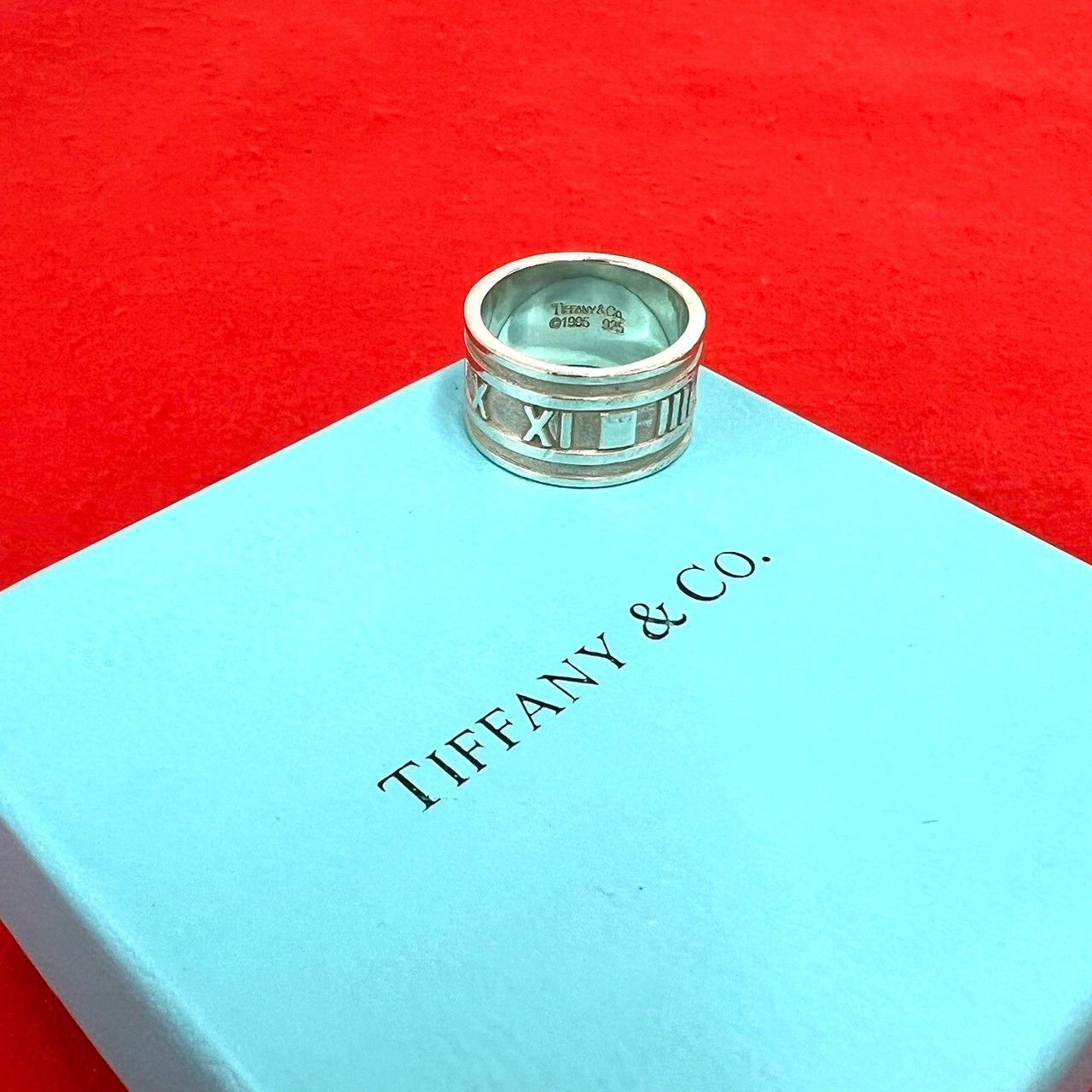 極 美品 TIFFANY&Co. ティファニー ヴィンテージ ワイド アトラス