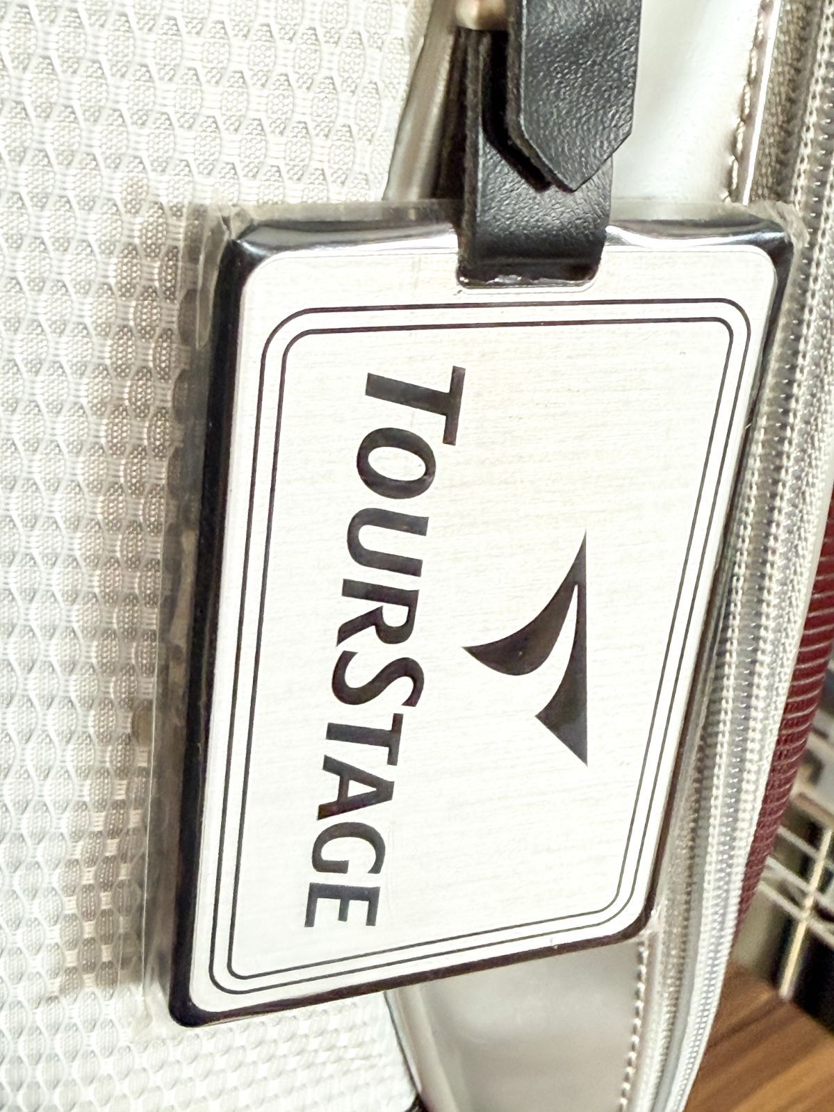 TOURSTAGE ツアーステージ キャディバッグ ホワイト レッド - メルカリ