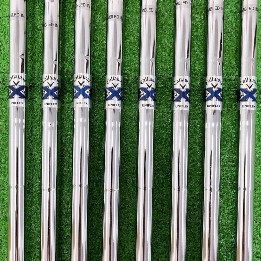 ト80☆キャロウェイ X-20 8本アイアンセット Callaway 純正X20