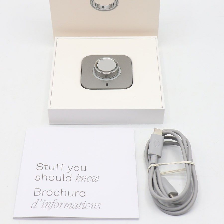 Oura Ring 4 JZ90-54217-09 シルバー US 9号 スマートリング オーラリング 本体
