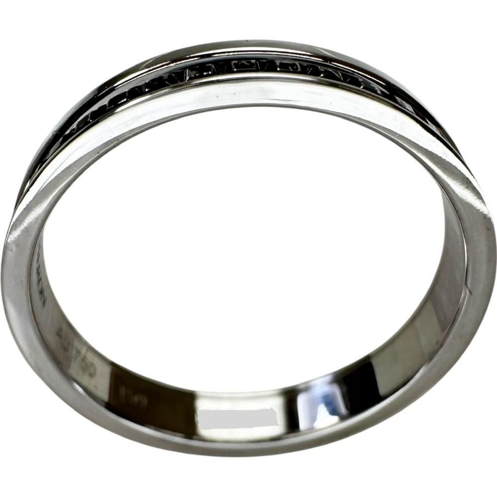 18.5号 【Boucheron/ブシュロン】キャトルブラックリング ハーフ
