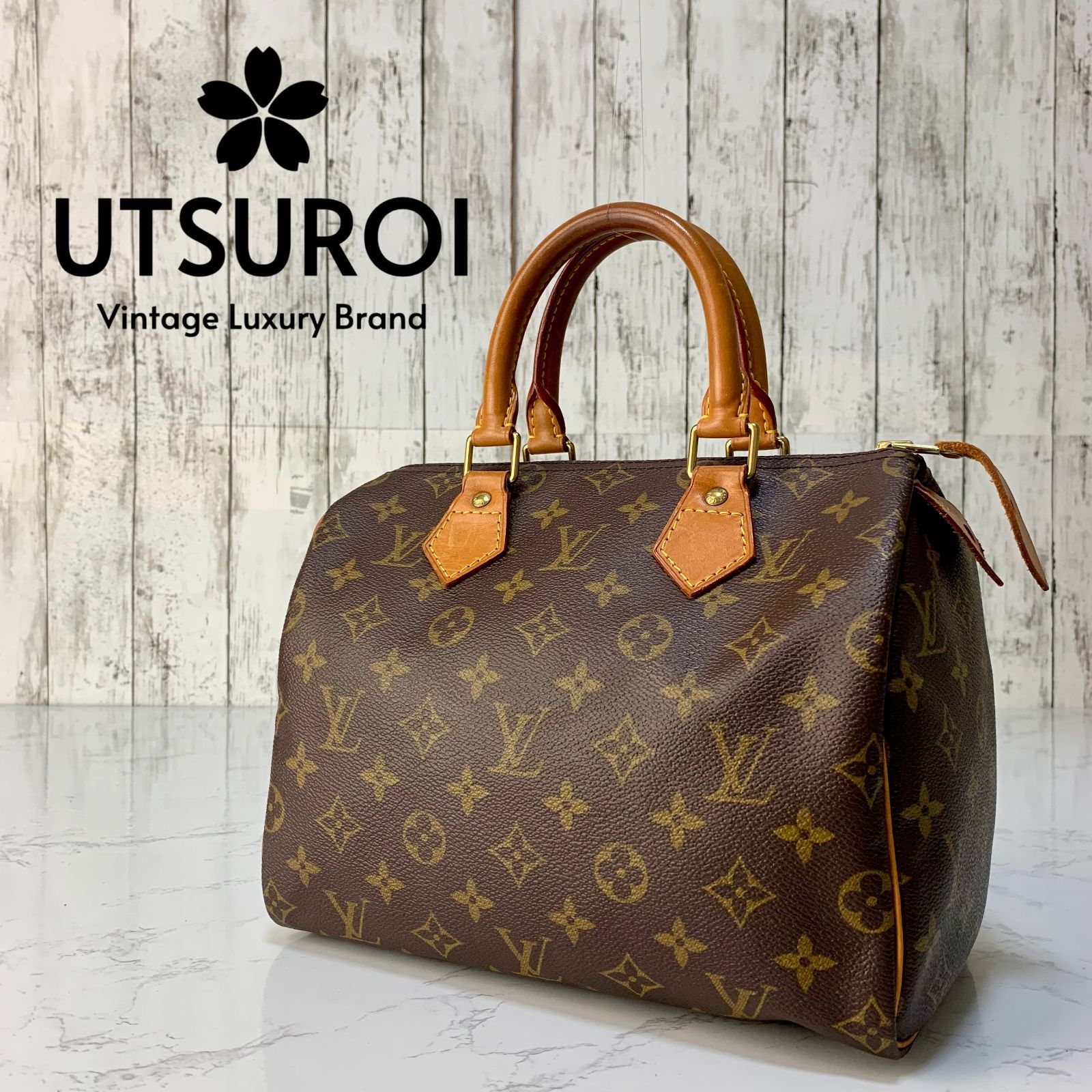 LOUIS VUITTON スピーディ 25 モノグラム ハンドバッグ ミニボストン
