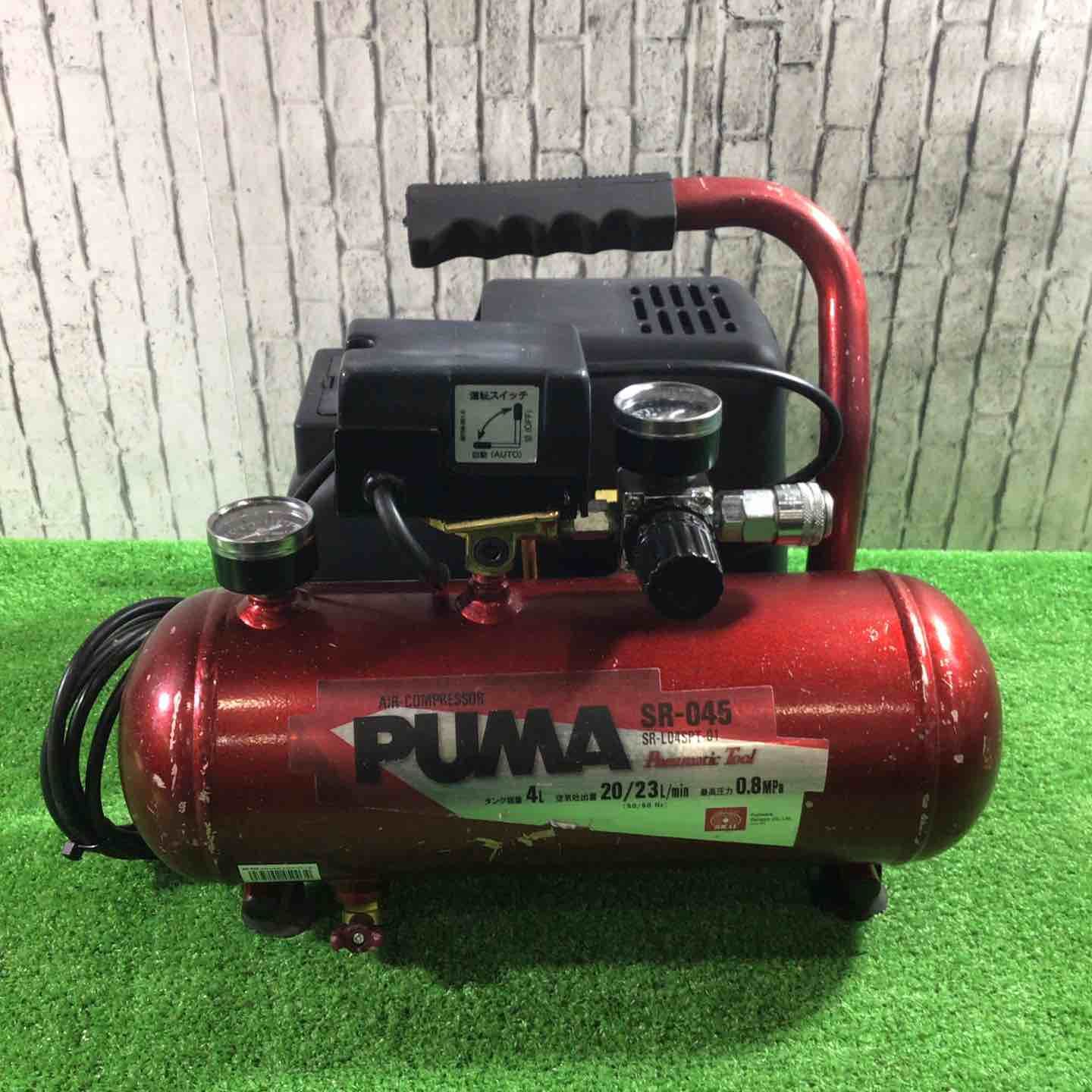 ◇藤原産業 (SK11) オイルレス エアーコンプレッサー SR-045 タンク容量 4L SR-L04SPT-01【川口店】