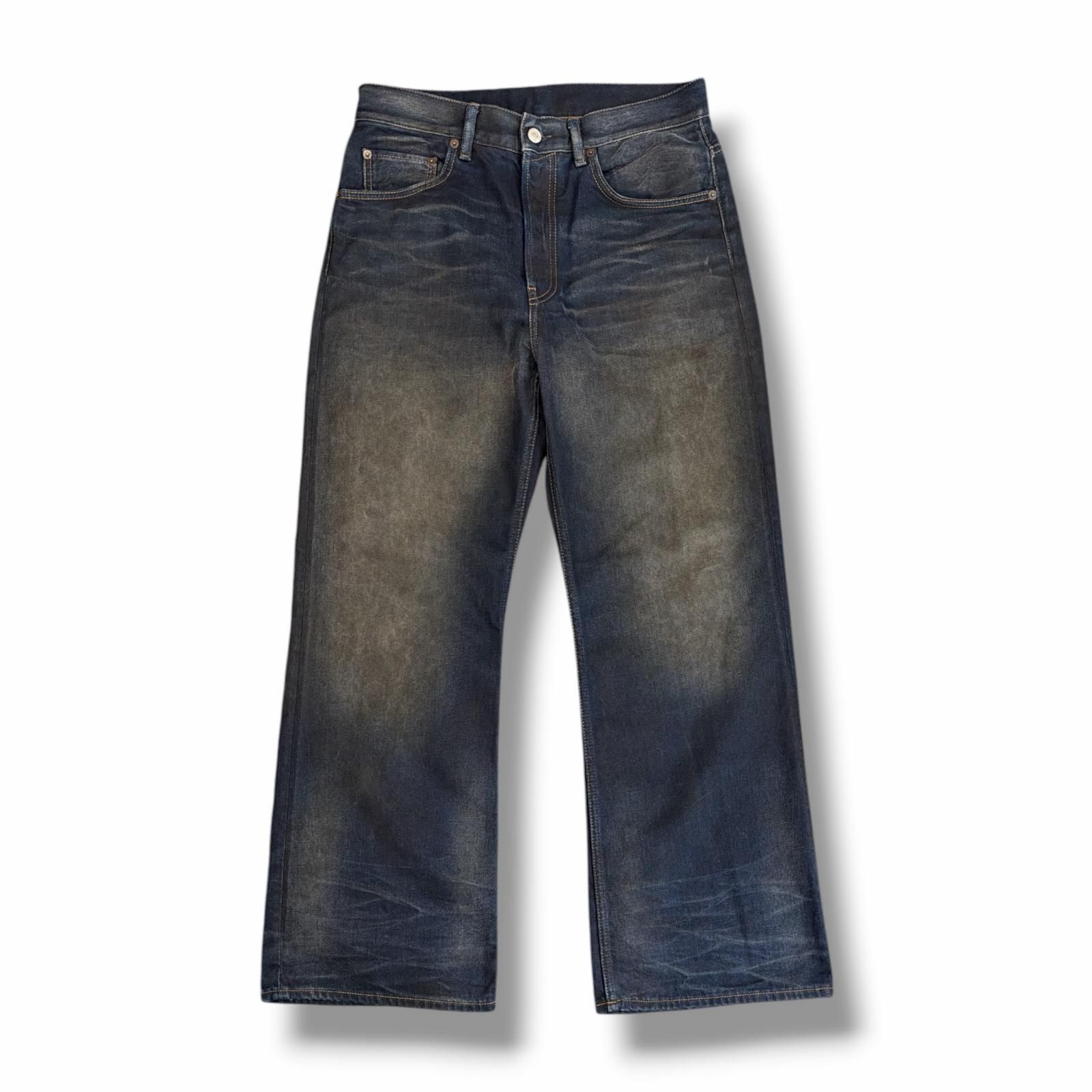 参考上代83600円 ACNE STUDIOS 2021M Loose Fit ルーズフィットデニム ジーンズパンツ アクネストゥディオズ B003883 インディゴ 30 （18407M）