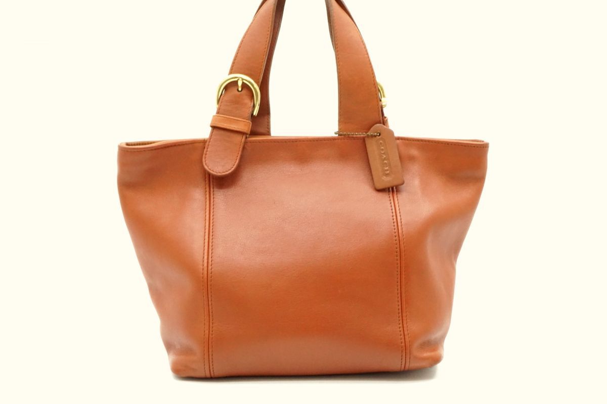 オールド コーチ ヴィンテージ ハンドバッグ トート 4133 レザー 茶 ブラウン COACH 6798h