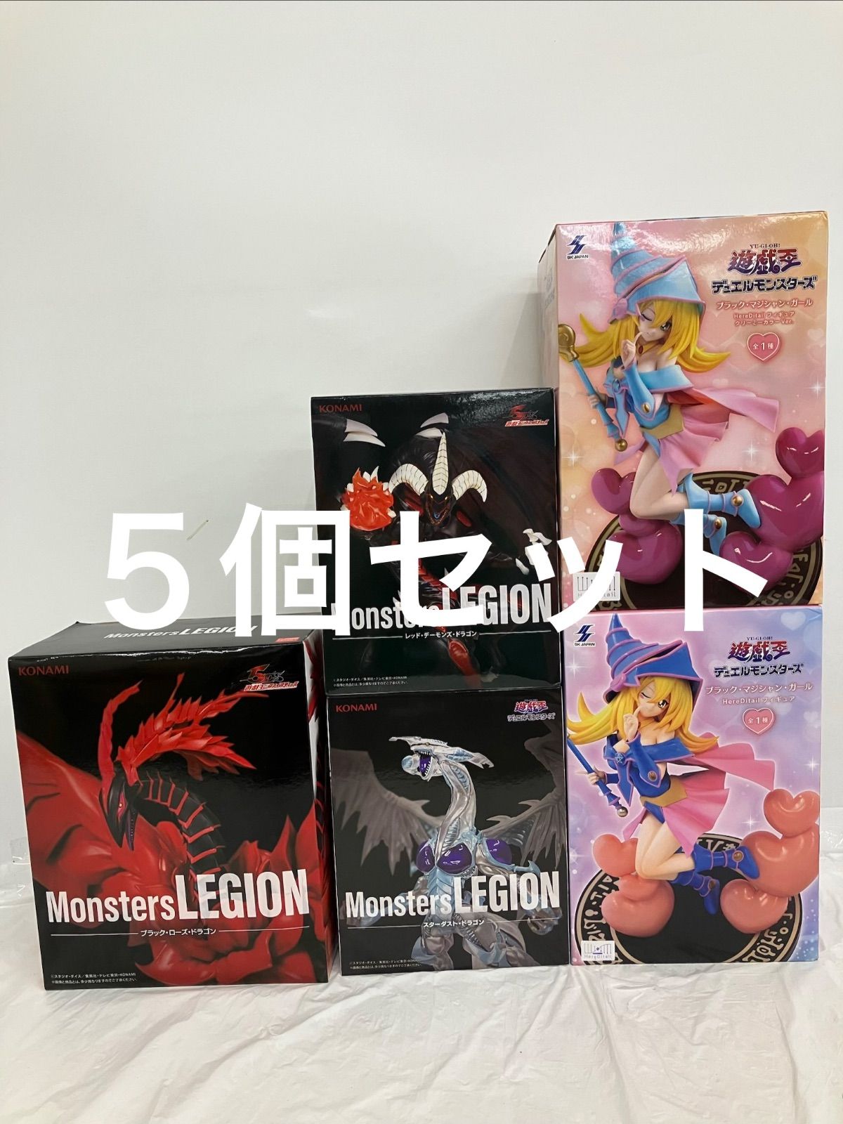 未開封 遊戯王 フィギュア 5種セット LF6533 f101 - メルカリ