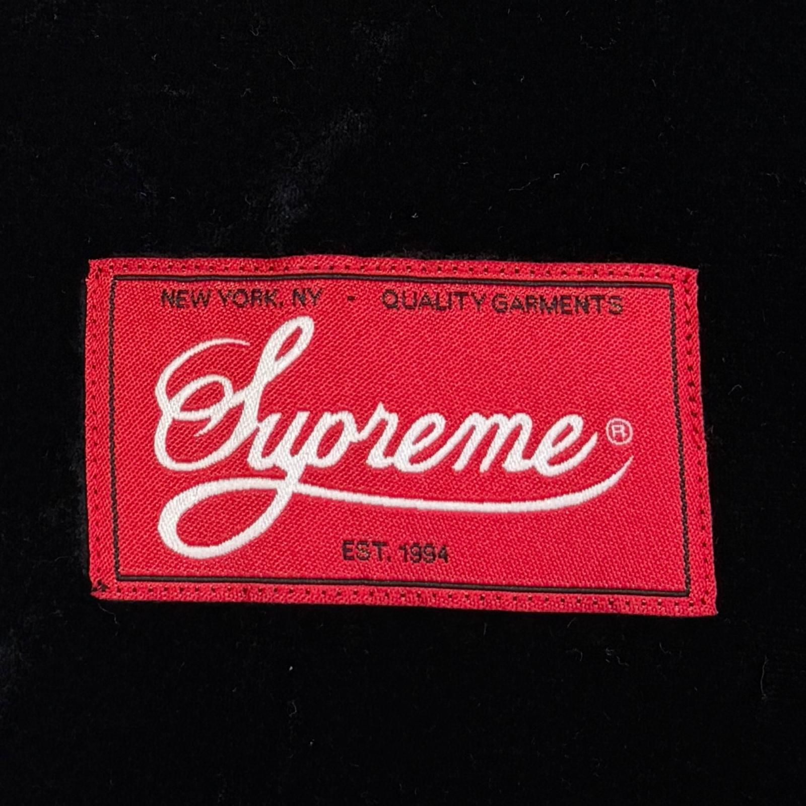 国内正規 参考上代35200円 Supreme 25SS Velvet Baseball Jersey