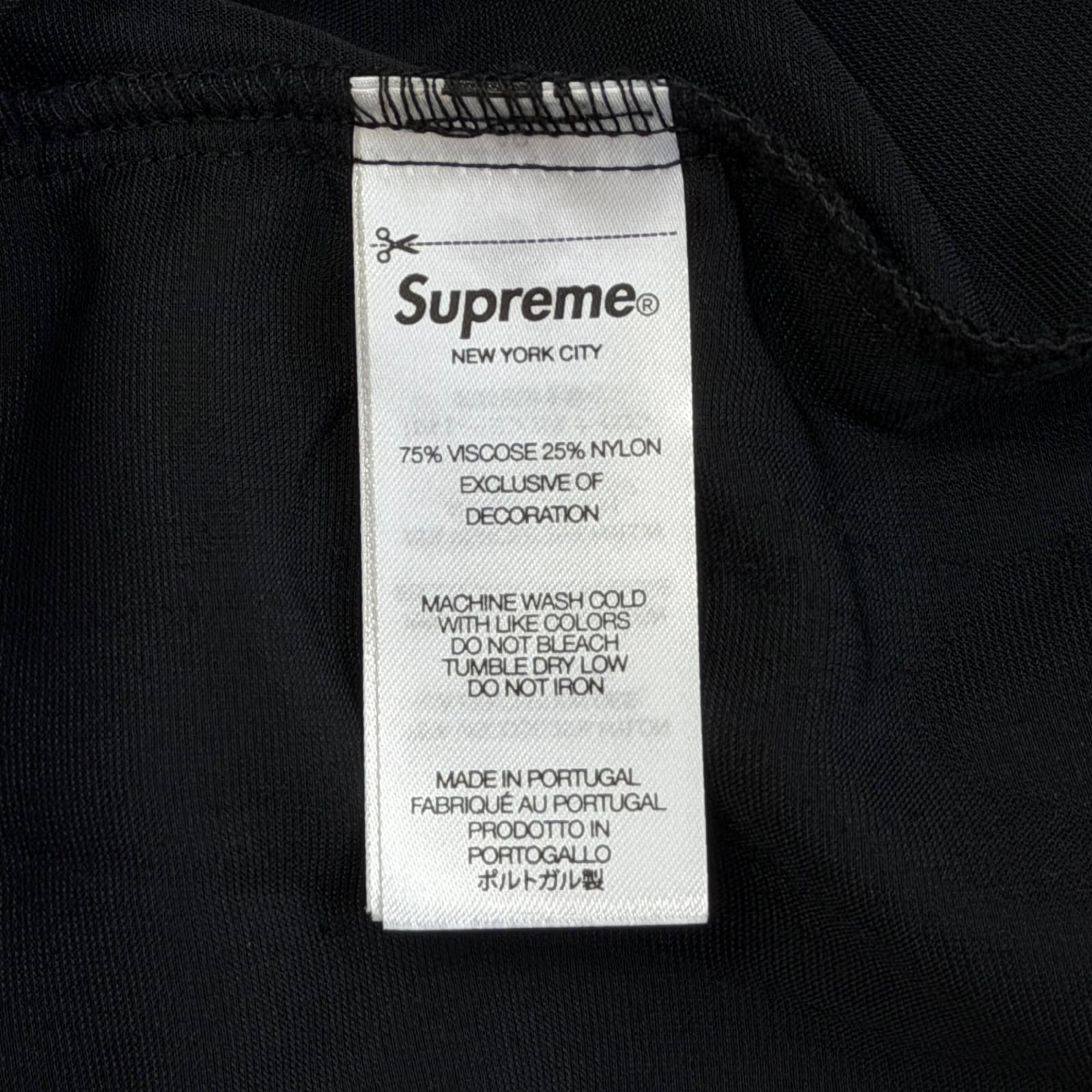 国内正規 参考上代35200円 Supreme 25SS Velvet Baseball Jersey