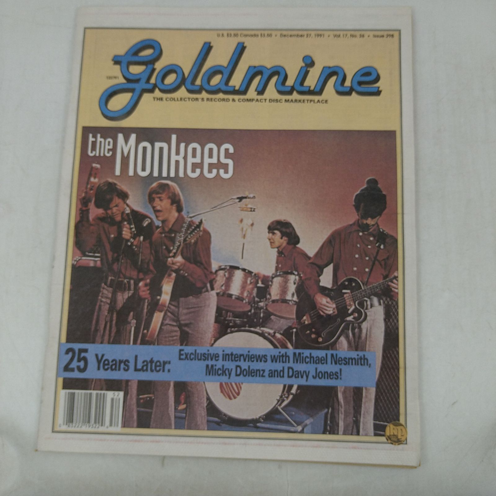 海外レコード専門誌3冊セット goldmine DISCoveries ザ・モンキース