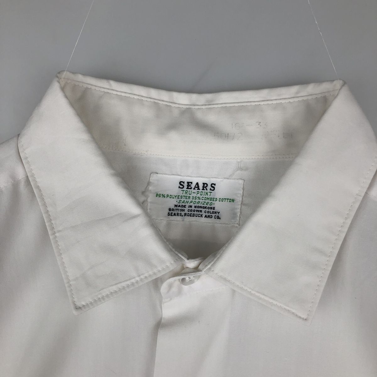 古着 60~70年代 シアーズ Sears TRU-POINT 長袖 ポリシャツ メンズXL相当 ヴィンテージ/rab181165