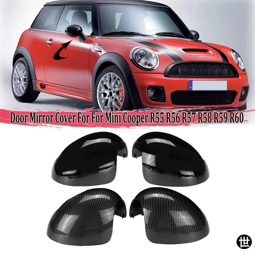 BMW MINI COOPER R55 R56 R57 R58 R59 R61用ドアサイドウイングカバーキャップ左右セット51162754913 51162754914