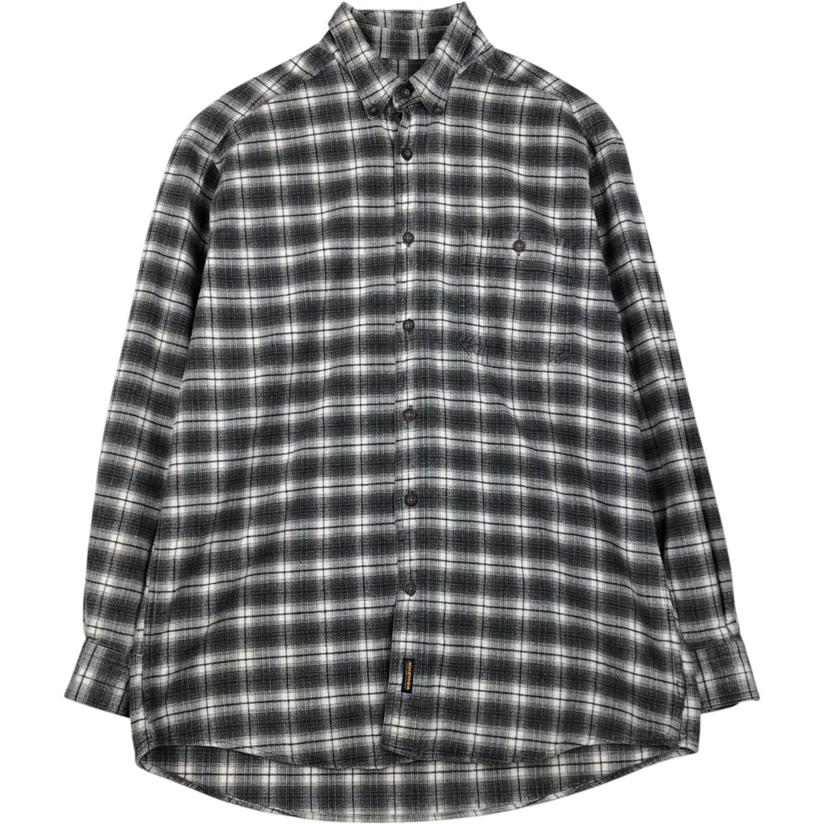 古着 00年代 ウールリッチ WOOLRICH 長袖 ボタンダウン ライトネルチェックシャツ メンズL相当/eaa647329