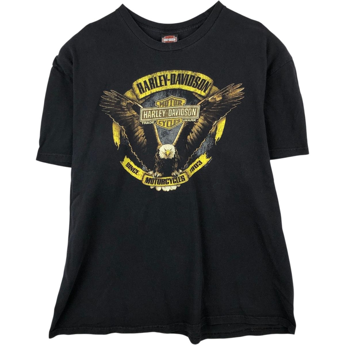 古着 Harley-Davidson ハーレーダビッドソン 鷲柄 イーグル柄 モーターサイクル バイクTシャツ メンズXXL相当/eaa621608