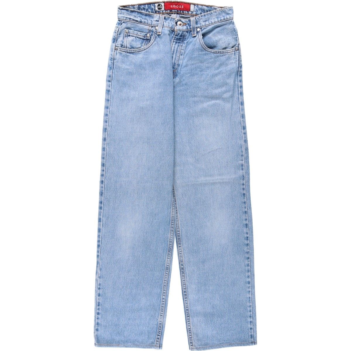 古着 90年代 リーバイス Levi's SILVER TAB シルバータブ LOOSE ルーズ テーパードデニムパンツ USA製 レディースL(w28)相当/eaa646964