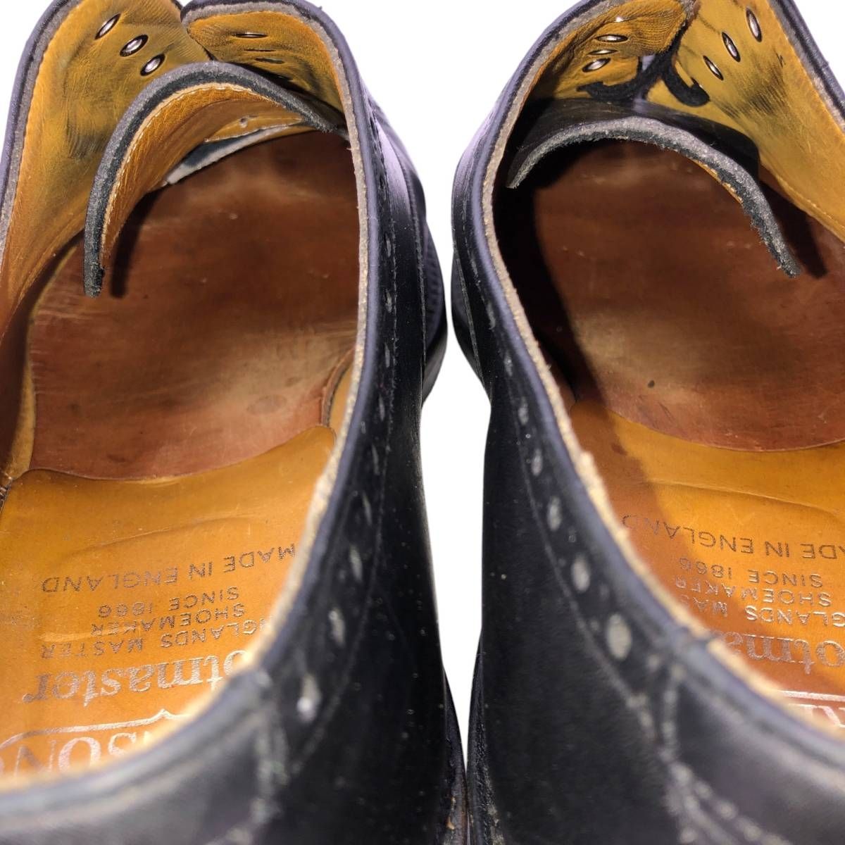古着 グレンソン GRENSON footmaster セミブローグ ストレートチップ