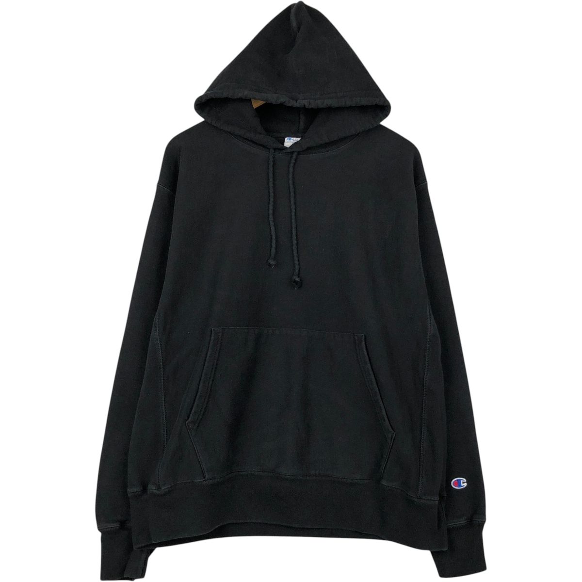 古着 チャンピオン Champion REVERSE WEAVE リバースウィーブ 目無し 無地 ブランクスウェットシャツ パーカー メンズL相当/eaa645447