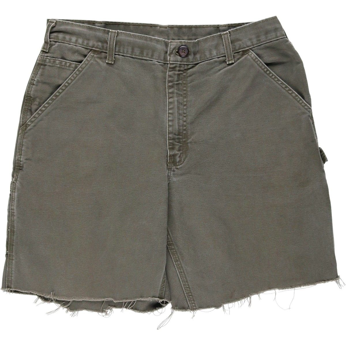 古着 カーハート Carhartt Dungaree Fit カットオフ ダック地ペインターショーツ ショートパンツ メンズw35相当/eaa620686