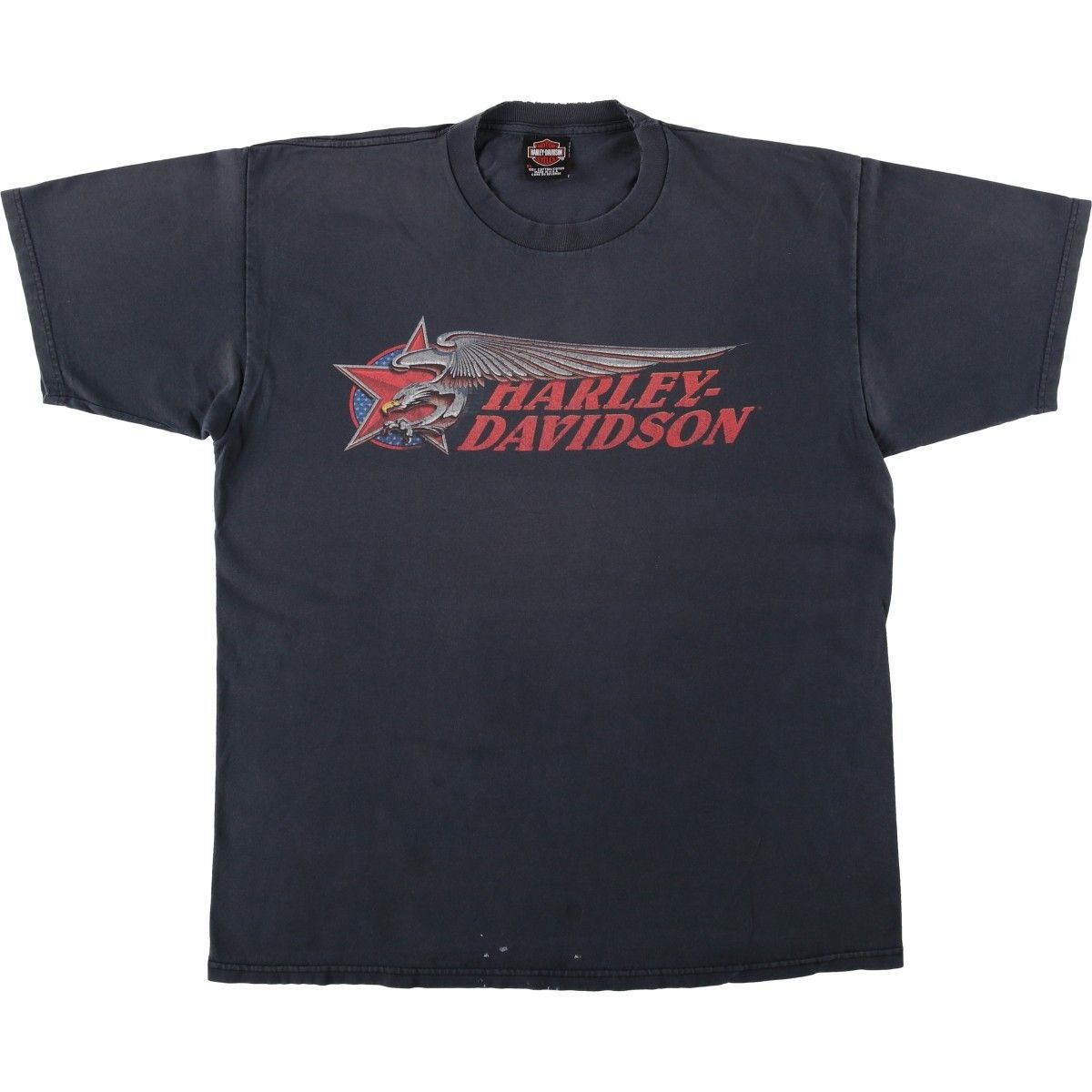 古着 ハーレーダビッドソン Harley-Davidson 鷲柄 イーグル柄 モーターサイクル バイクTシャツ USA製 メンズXL相当/eaa621042