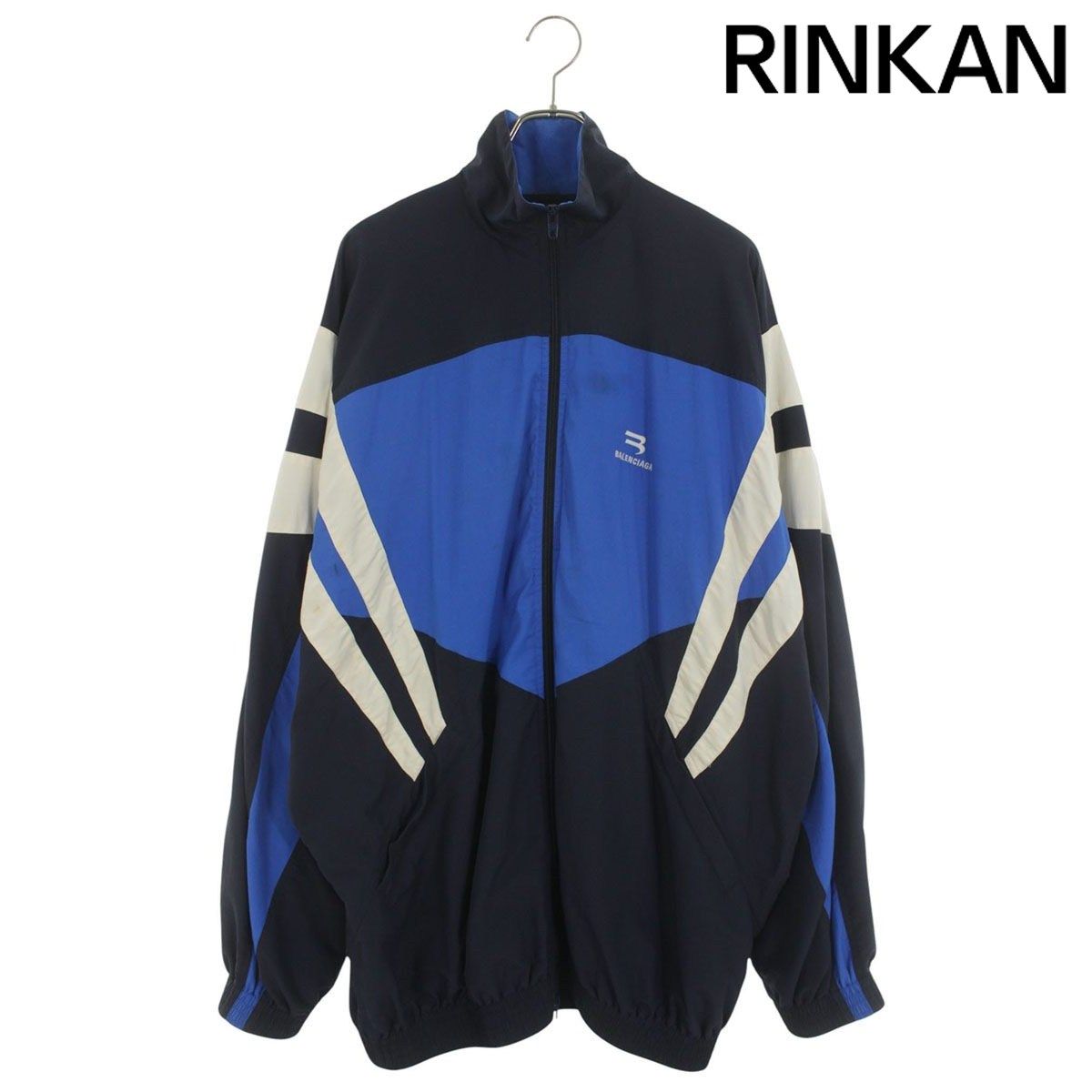 バレンシアガ 659031 TKO48 BBロゴオーバーサイズトラックブルゾン メンズ ONE SIZE