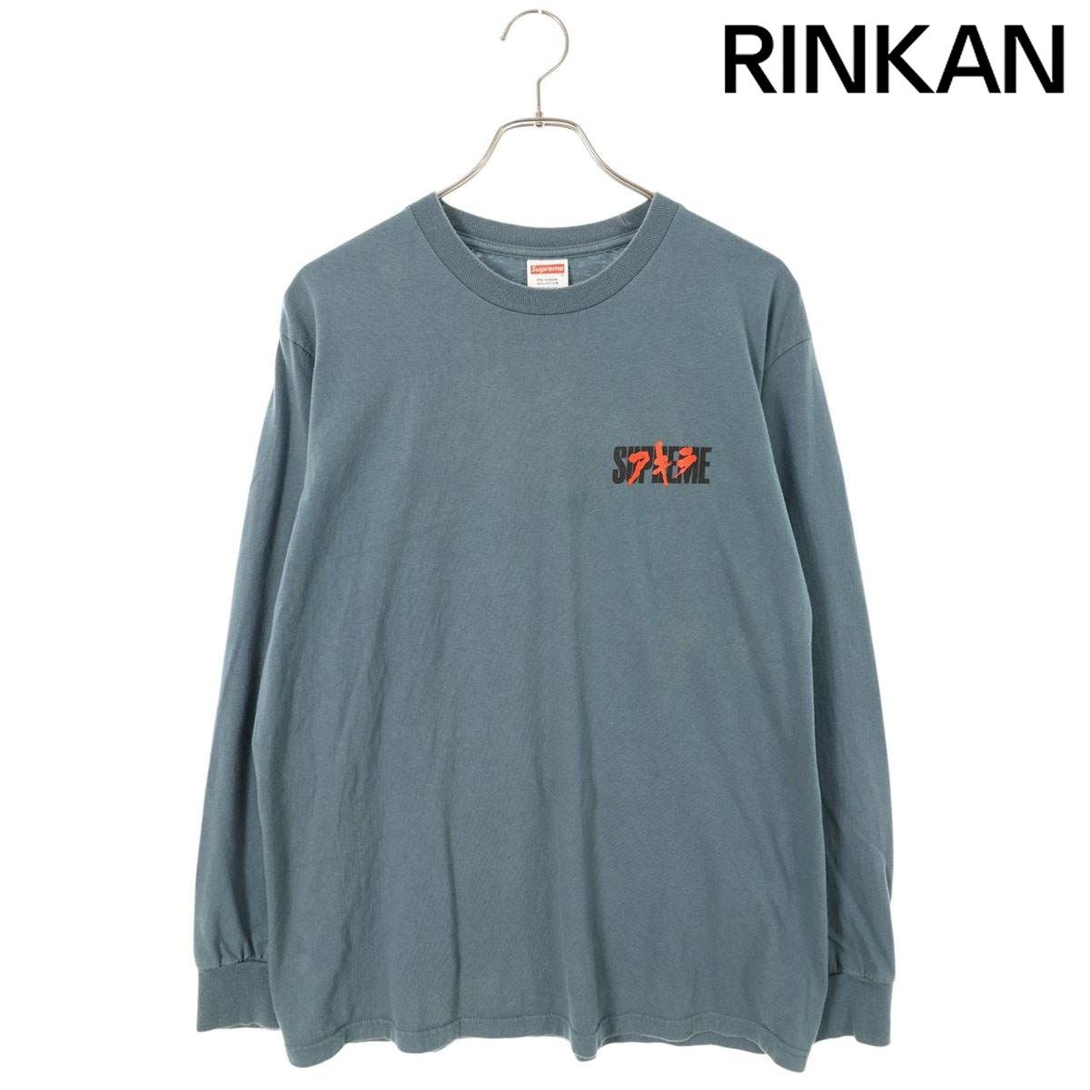 シュプリーム 17AW Neo-Tokyo L/S Tee グラフィックプリント長袖カットソー メンズ M