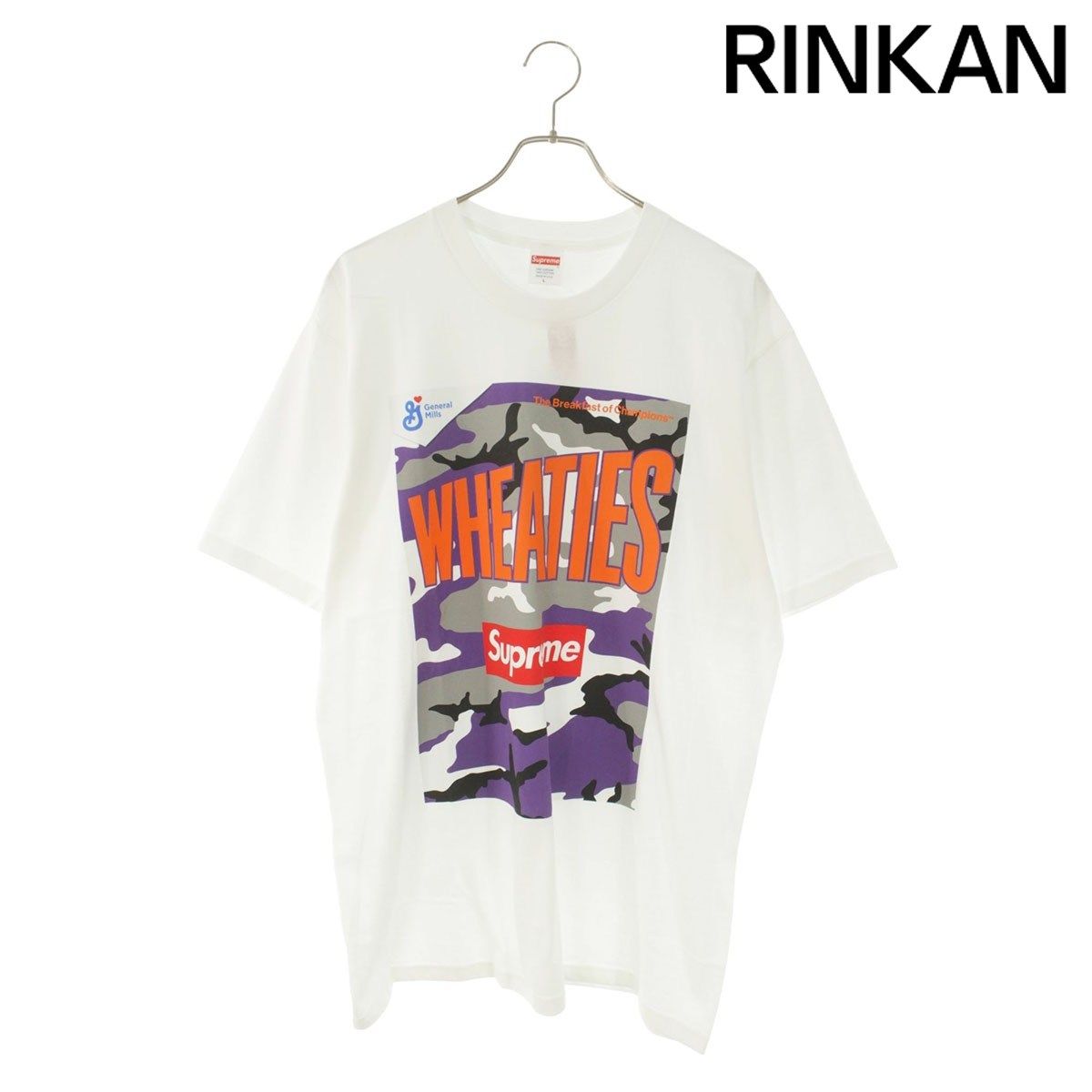 シュプリーム Wheaties Tee ウィーティーズプリントTシャツ メンズ L