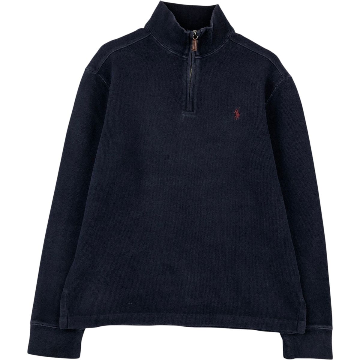 古着 ラルフローレン Ralph Lauren POLO by Ralph Lauren ハーフジップスウェットシャツ トレーナー メンズM相当/eaa647555
