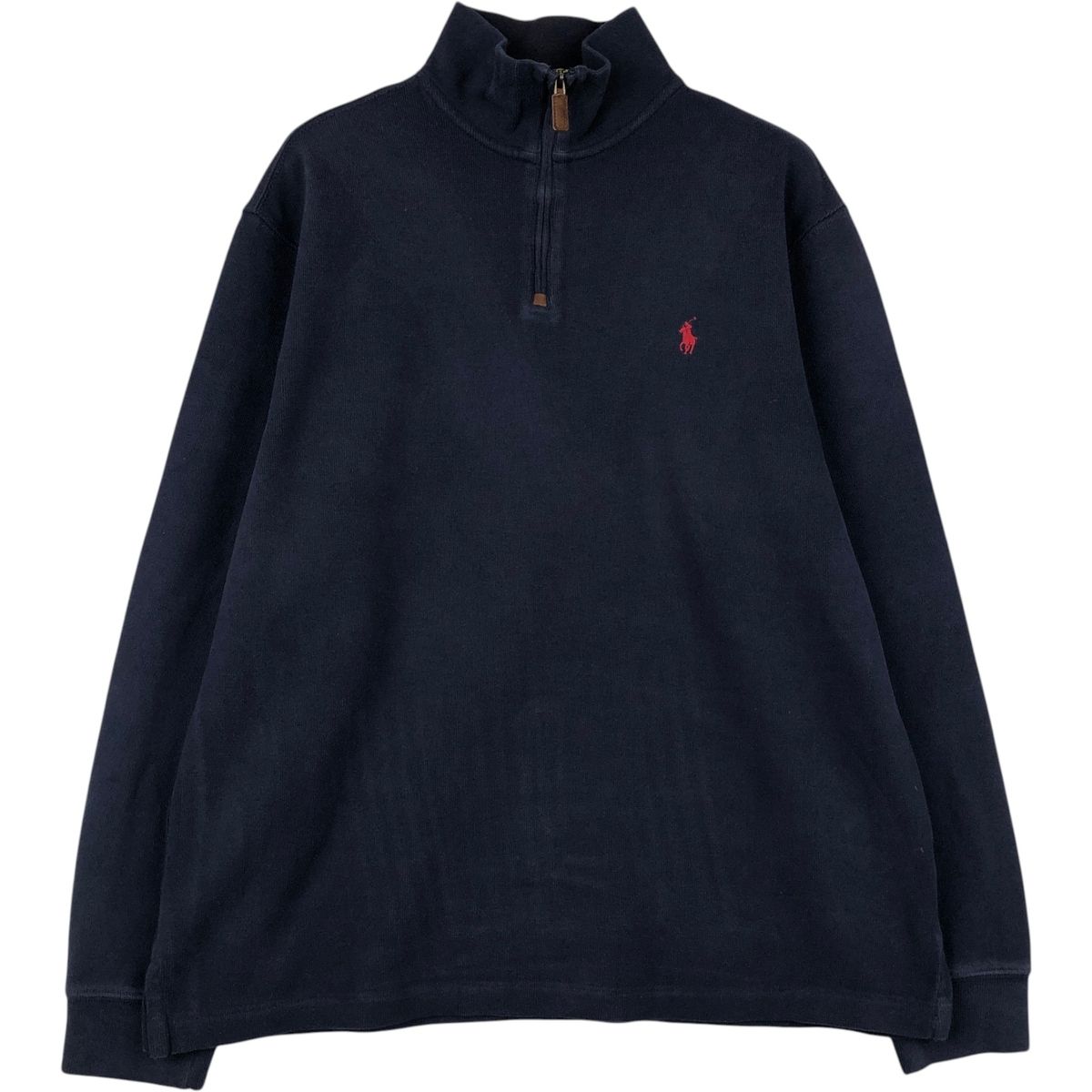 古着 ラルフローレン Ralph Lauren POLO RALPH LAUREN ハーフジップスウェットシャツ トレーナー メンズL相当/eaa647566