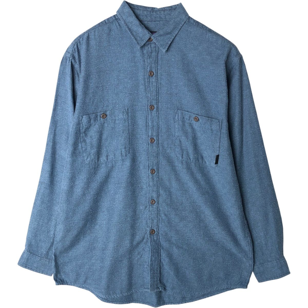 古着 00年代 パタゴニア Patagonia ORGANIC COTTON オーガニックコットン ピマコットンシャツ 53835F5 総柄 ダイヤ柄 長袖/eaa647215