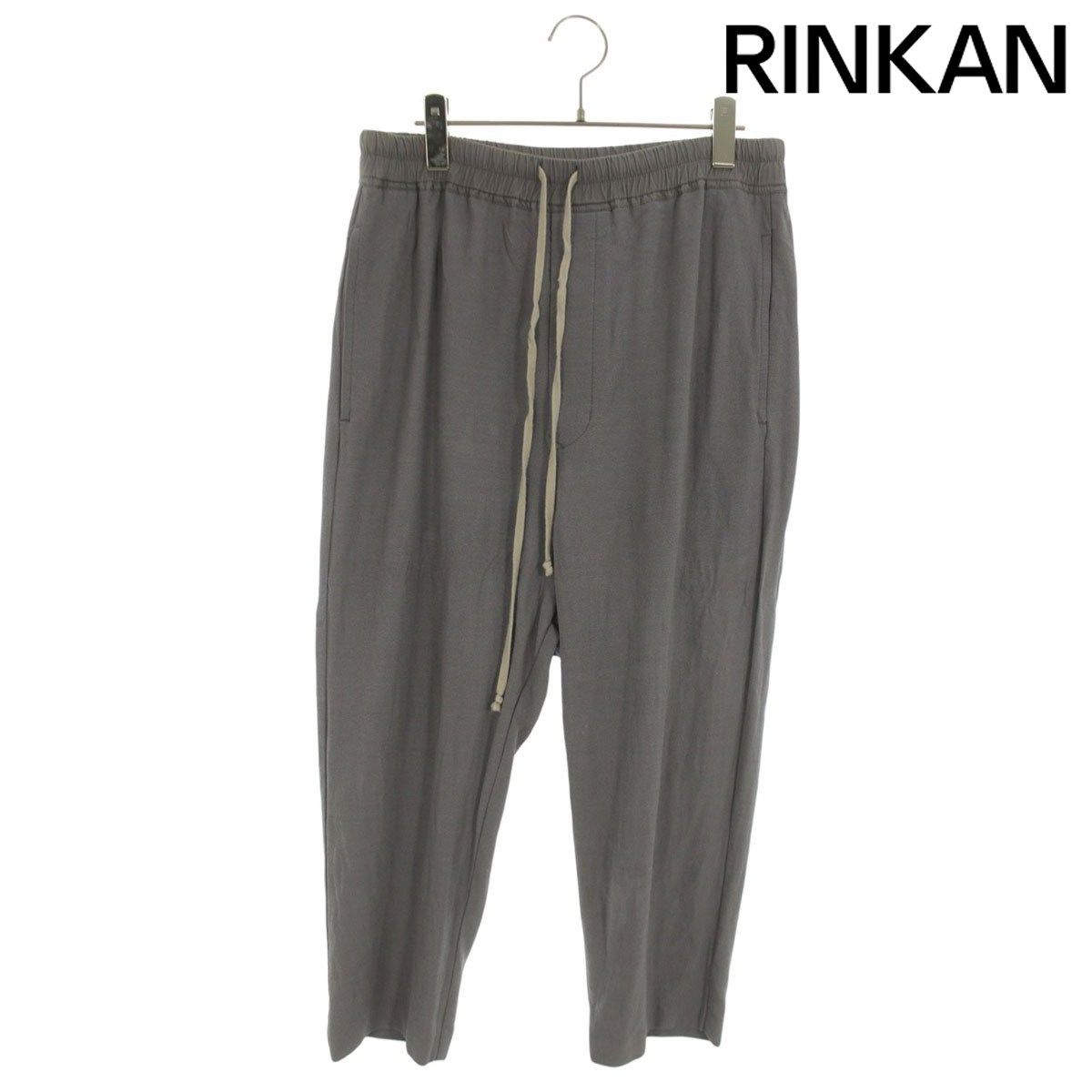 リックオウエンス 19AW RU19F4395-WE ドローストリングクロップドロングパンツ メンズ 48