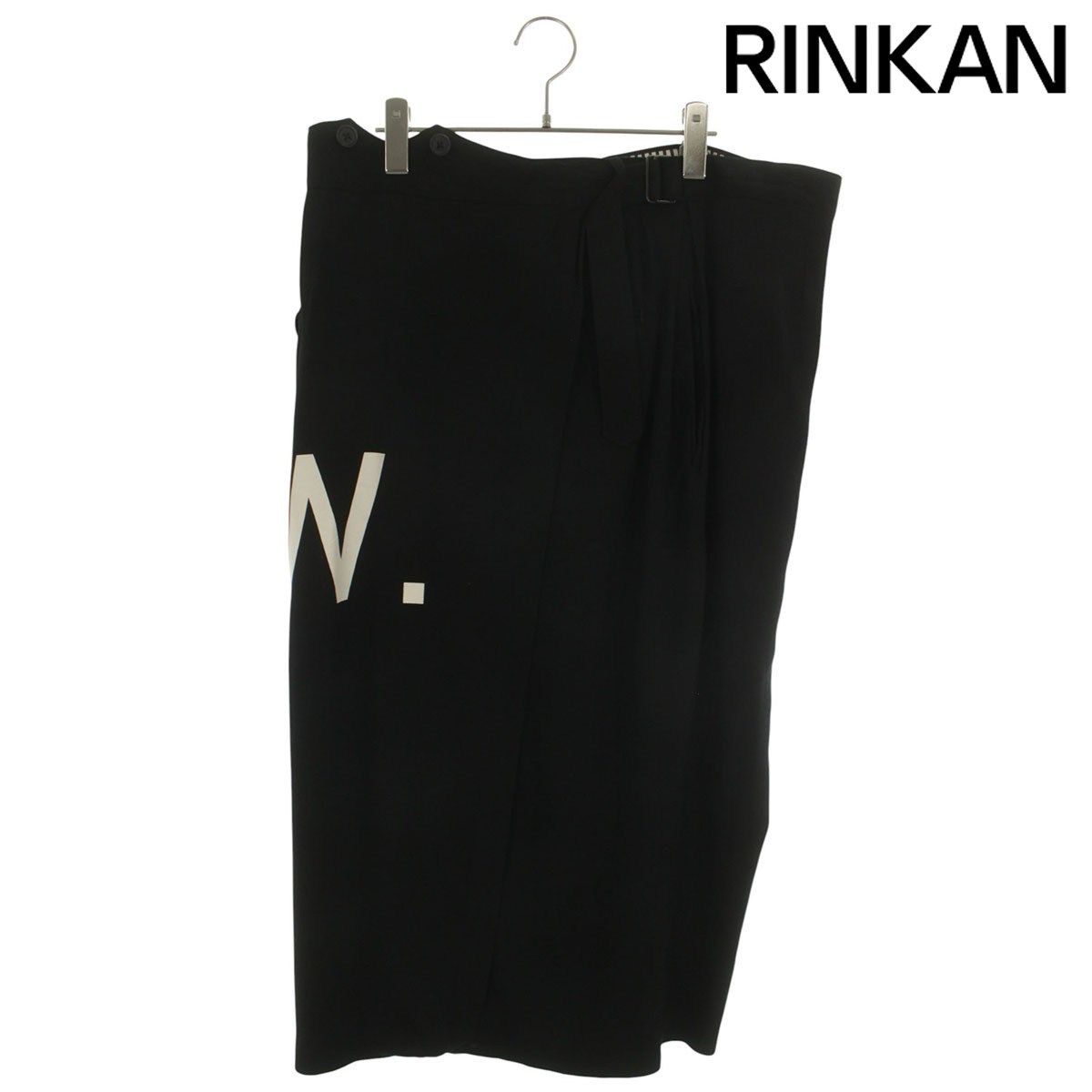 ヨウジヤマモトプールオム HO-S11-225 Cu/Ry/S WIM PT PEGTOP SKIRT レーヨン/シルク メッセージプリントスカート メンズ 3