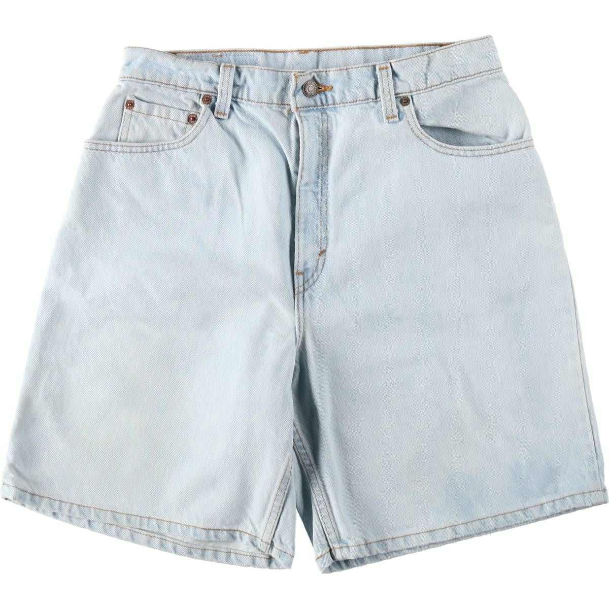 古着 90年代 リーバイス Levi's 551 RELAXED FIT デニムショーツ ショートパンツ USA製 レディースXL(w31)相当 ヴィンテージ/eaa646998