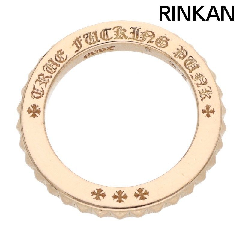 クロムハーツ 22K TFP PNK JVI/22Kトゥルーファッキンパンク ジュビパンク/ゴールドリング メンズ 8号