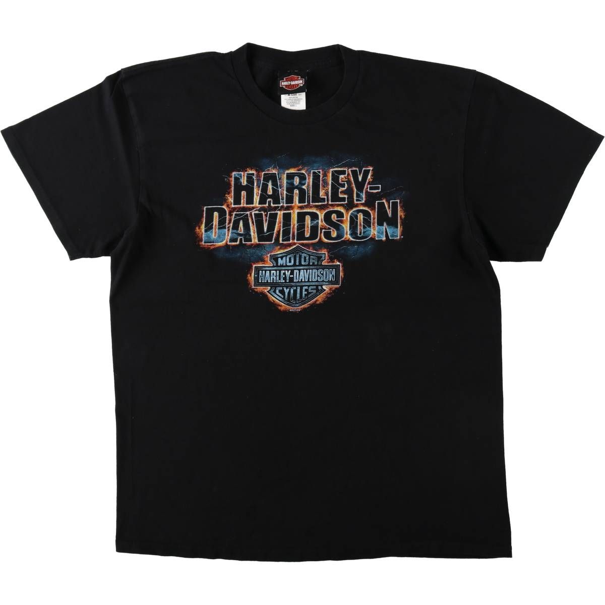 ハーレーダビッドソン スカル tシャツ 古着 ハーレーダビッドソン