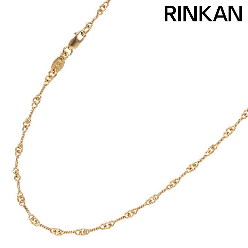 クロムハーツ 22K NECKCHAIN T20/ツイストチェーン20inch ゴールドネックレス メンズ 20inch