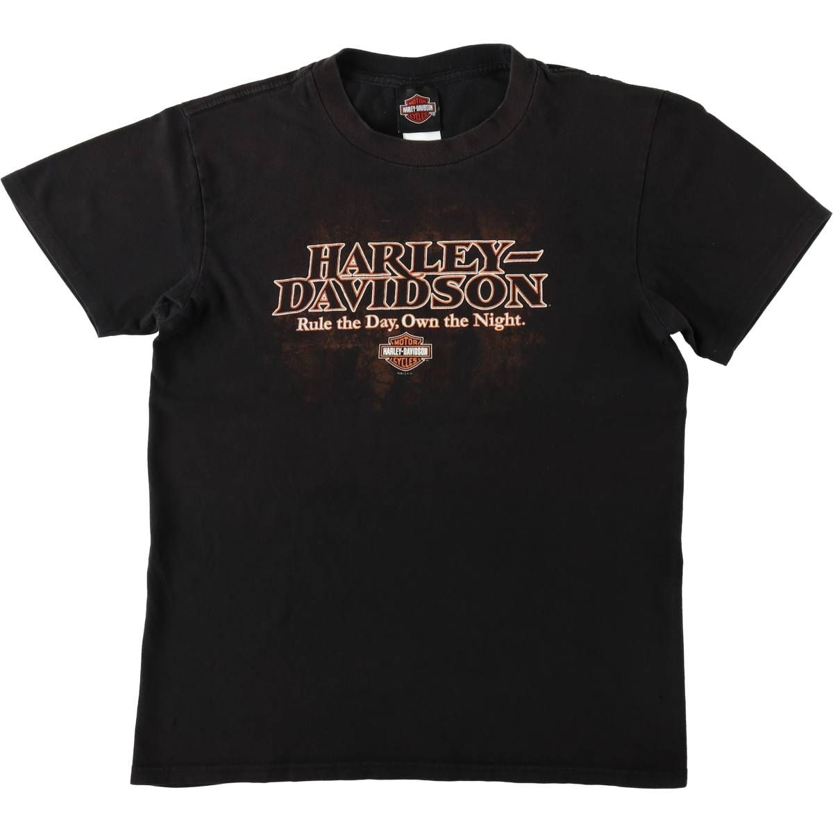古着 ハーレーダビッドソン Harley-Davidson ドクロ柄 スカル柄 モーターサイクル バイクTシャツ メンズM相当/eaa621075