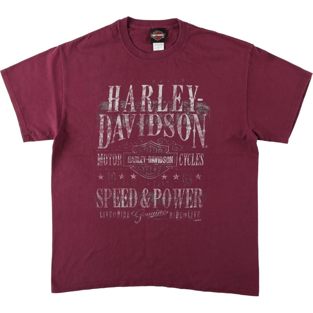 古着 ハーレーダビッドソン Harley-Davidson モーターサイクル バイクTシャツ メンズL相当/eaa621076