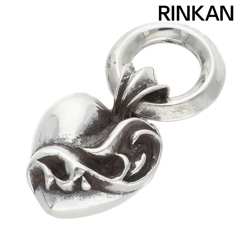 クロムハーツ HEART CHARM/ハートチャーム チャーム/シルバーネックレストップ メンズ