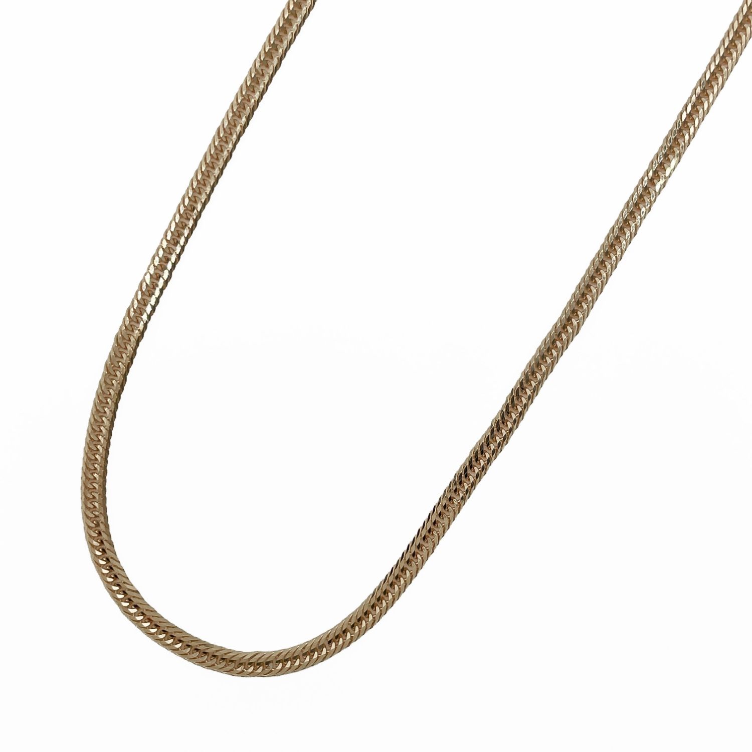 喜平 K18 ネックレス トリプル12面 ゴールドチェーン 45cm 5g ゴールド 造幣局刻印付 ユニセックス