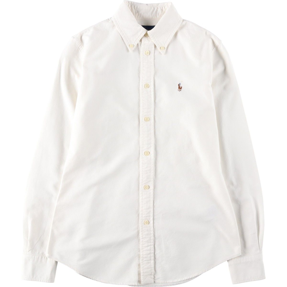 古着 ラルフローレン Ralph Lauren CUSTOM FIT 長袖 ボタンダウンシャツ レディースXS相当/eaa620526