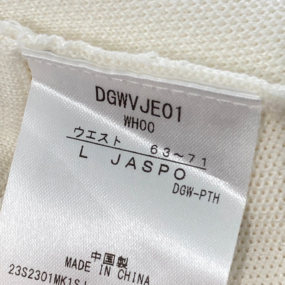 サイズ：L DESCENTE GOLF デサントゴルフ ニットプリーツスカート