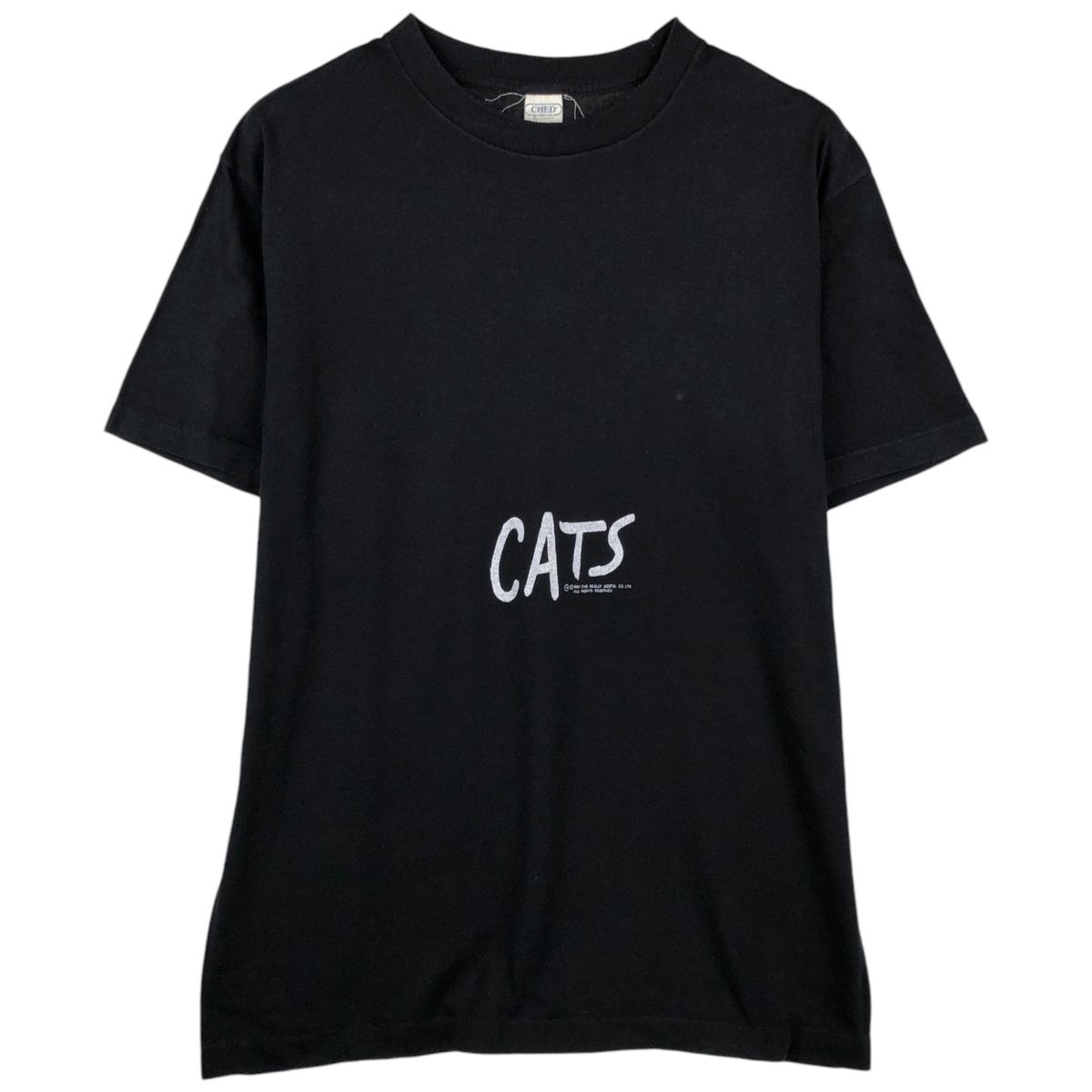 古着 CHED by ANVIL CATS キャッツ ネコ柄 プリントTシャツ USA製 メンズXL相当 ヴィンテージ/eaa621901