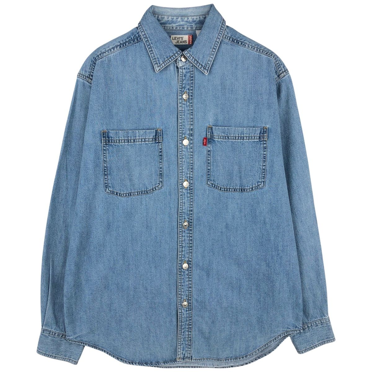古着 リーバイス Levi's 長袖 デニムシャツ メンズS相当/eaa646637 6,717円